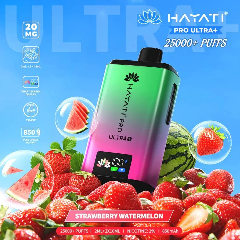 Hayati Pro Ultra Plus 25000 Puffs Prefilled Kit - Box of 5