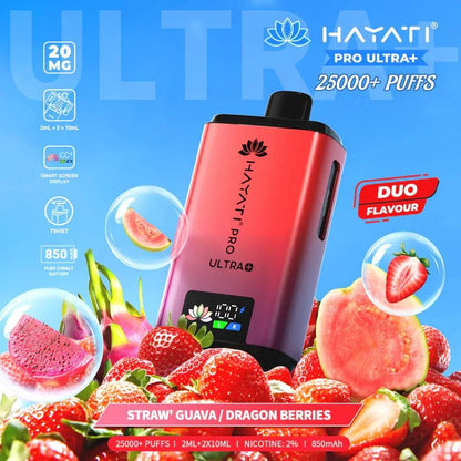 Hayati Pro Ultra Plus 25000 Puffs Prefilled Kit - Box of 5