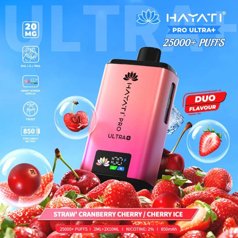 Hayati Pro Ultra Plus 25000 Puffs Prefilled Kit - Box of 5