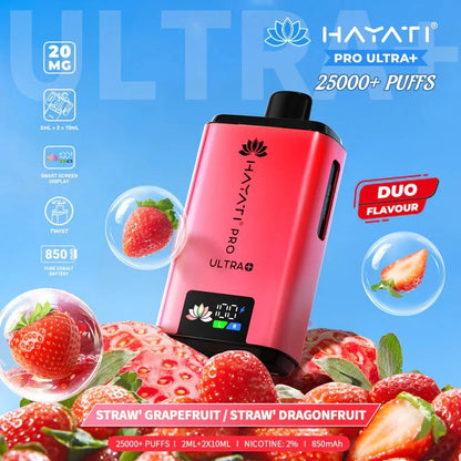 Hayati Pro Ultra Plus 25000 Puffs Prefilled Kit - Box of 5
