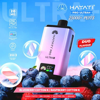 Hayati Pro Ultra Plus 25000 Puffs Prefilled Kit - Box of 5