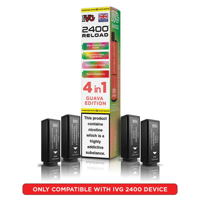 IVG 2400 Reload 4 in 1 Prefilled Pods - Box Of 5 | Wholesale UK