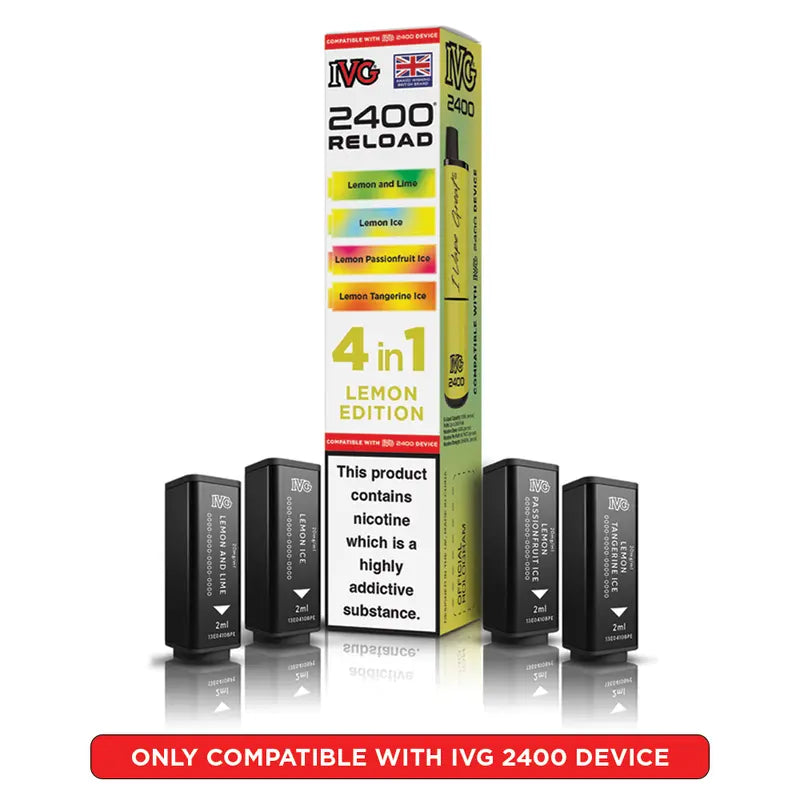 IVG 2400 Reload 4 in 1 Prefilled Pods - Box Of 5