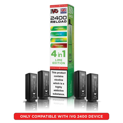 IVG 2400 Reload 4 in 1 Prefilled Pods - Box Of 5