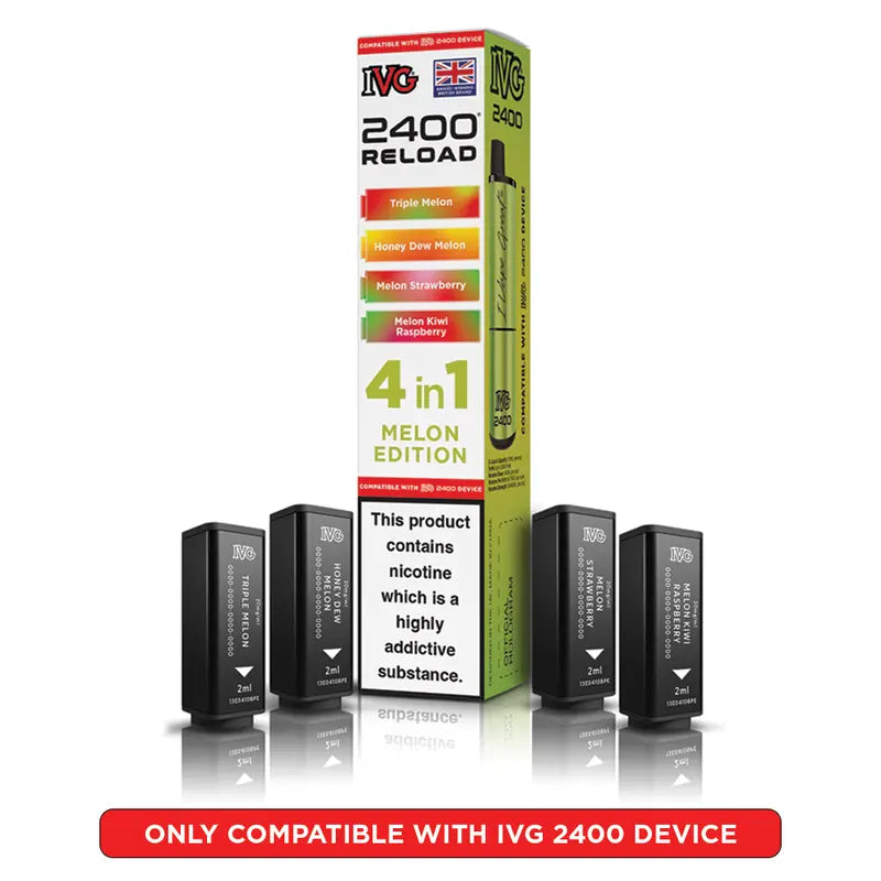 IVG 2400 Reload 4 in 1 Prefilled Pods - Box Of 5