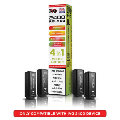 IVG 2400 Reload 4 in 1 Prefilled Pods - Box Of 5
