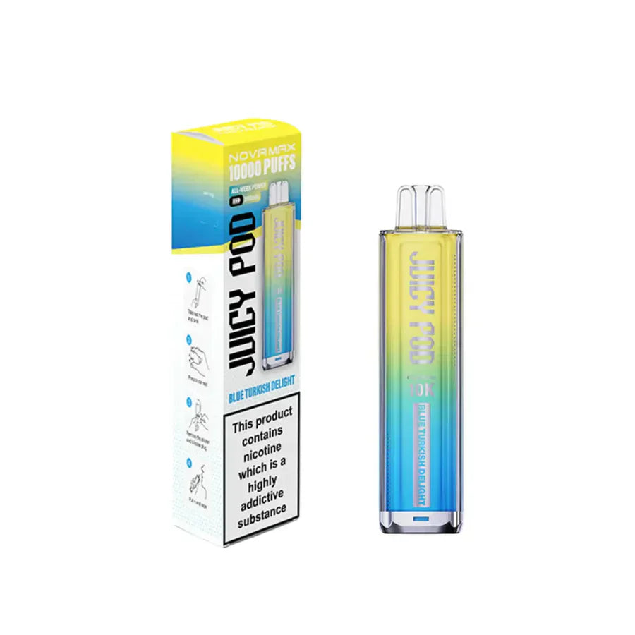 Juicy Pod Novamax 10K Prefilled Pod Vape Kit - Box Of 5