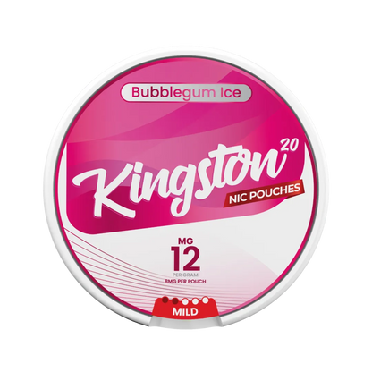Kingston Bubblegum Ice Nicotine Pouches - Pack Of 10