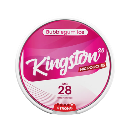 Kingston Bubblegum Ice Nicotine Pouches - Pack Of 10