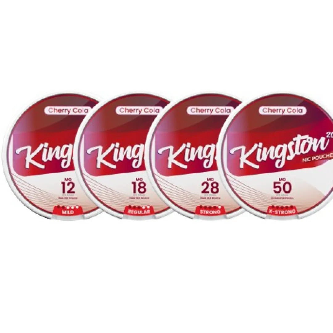 Kingston Cherry Cola Nicotine Pouches - Pack Of 10