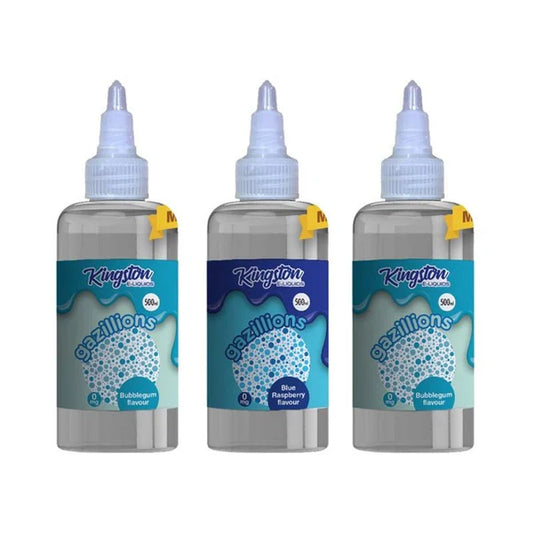 Kingston E-liquids Gazllions 500ml Shortfill