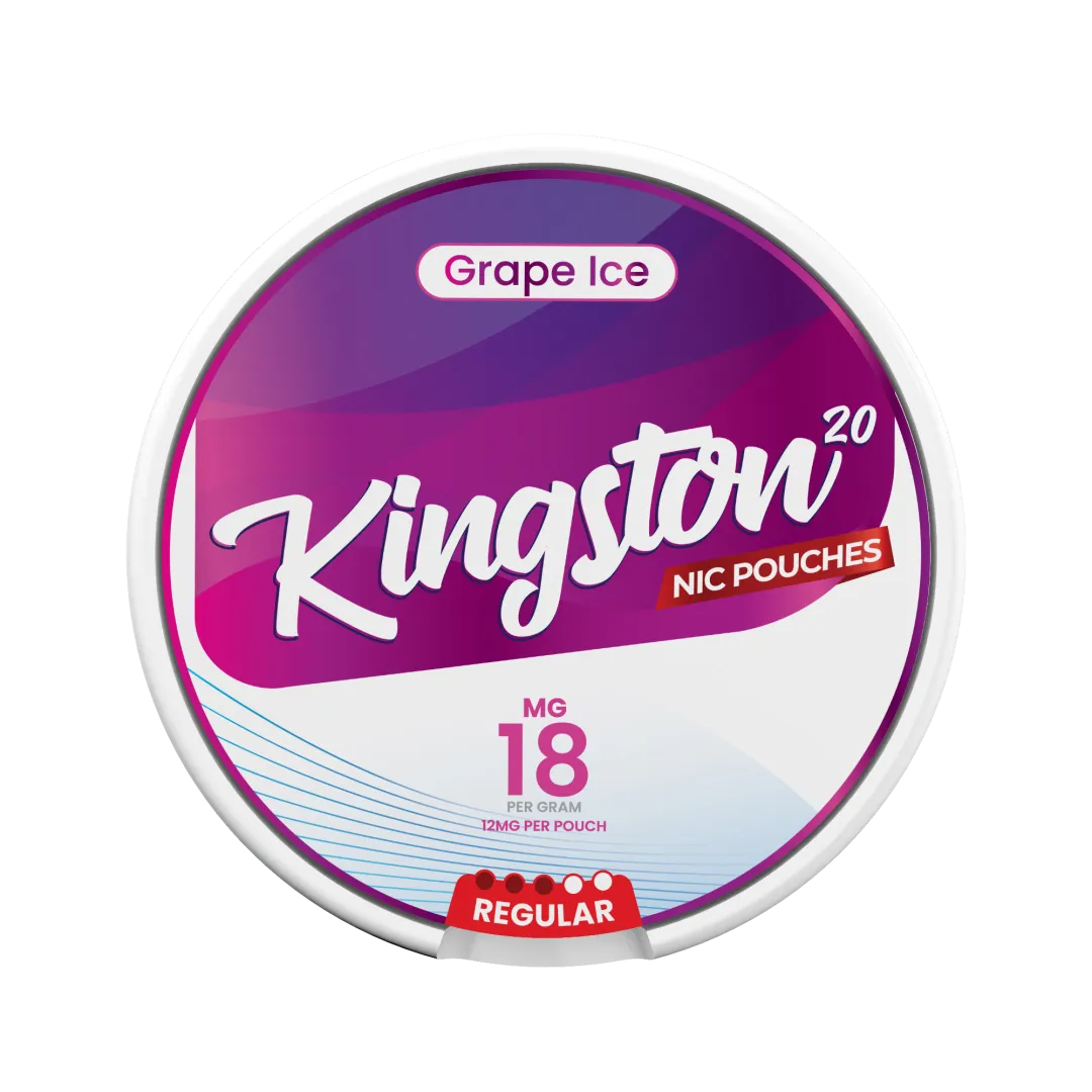 Kingston Grape Ice Nicotine Pouches - Pack Of 10