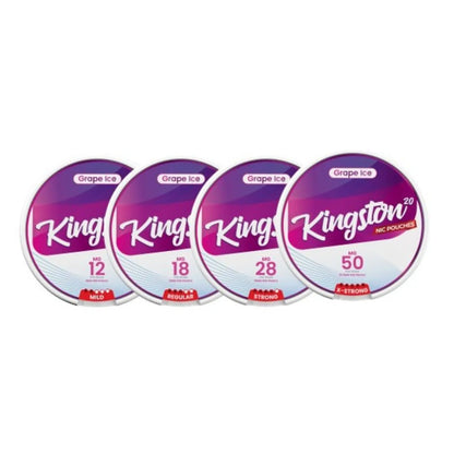 Kingston Grape Ice Nicotine Pouches - Pack Of 10
