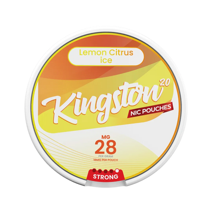 Kingston Lemon Citrus Ice Nicotine Pouches - Pack Of 10