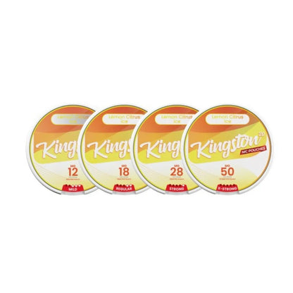Kingston Lemon Citrus Ice Nicotine Pouches - Pack Of 10