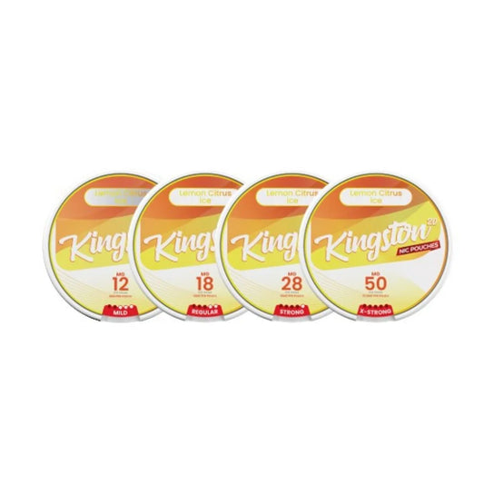Kingston Lemon Citrus Ice Nicotine Pouches - Pack Of 10