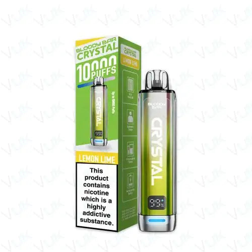 Bloody Bar Crystal 10K Prefilled Pod Kit Bundle - Lemon Lime | Wholesale UK