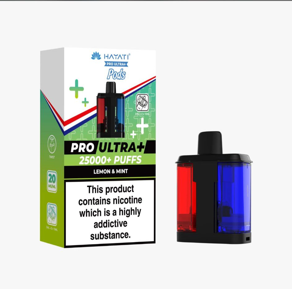 Hayati Pro Ultra Plus 25k Prefilled Pods - Box of 5