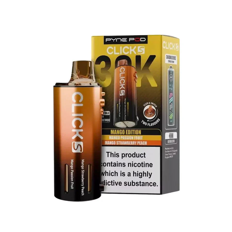 Pyne Pod Click S 30K Prefilled Pods - Box of 5