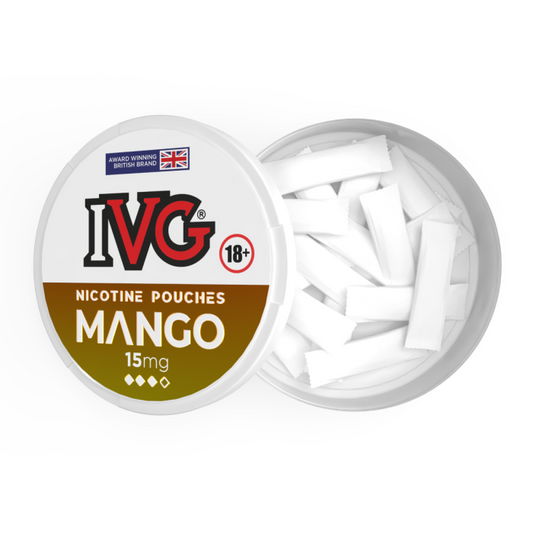 IVG Nicotine Pouches - 15mg - Pack of 10