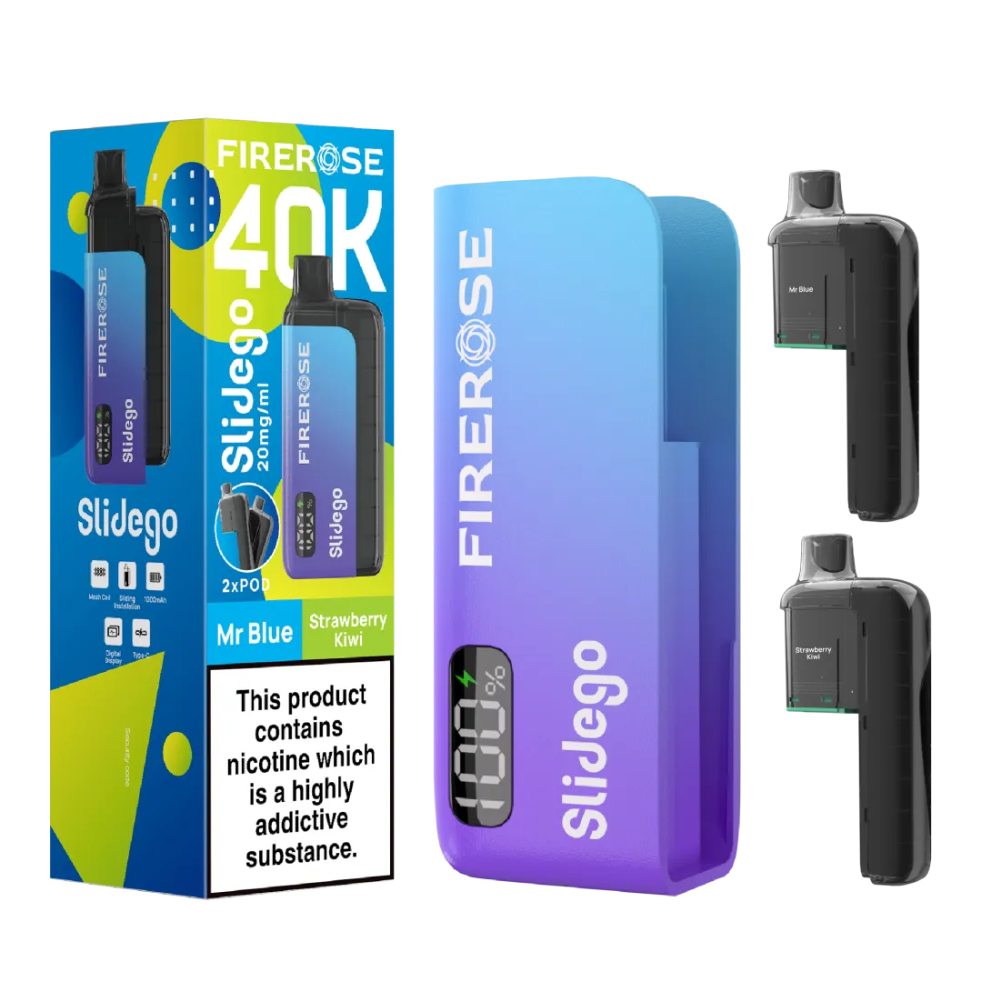 Firerose Slidego 40K Prefilled Pod Kit - Box of 5