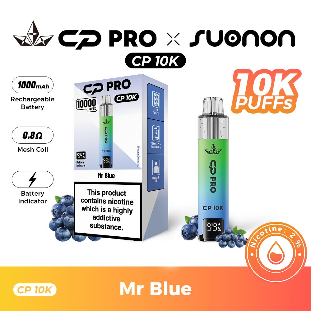 Crystal Pro CP 10K Puffs Prefilled Pod Kit - Box of 5