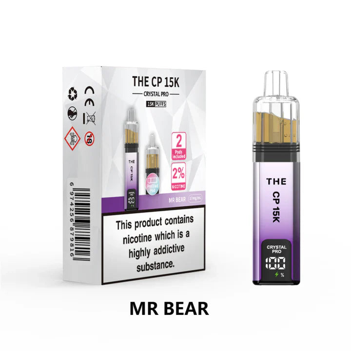 The CP 15K by Crystal Pro Prefilled Pod Kit - Box of 5