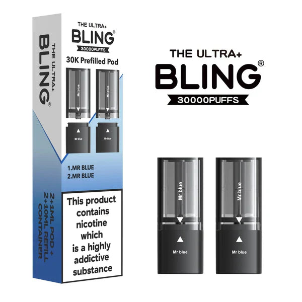 The Bling Ultra Plus 30K Refill Pods - Box Of 5