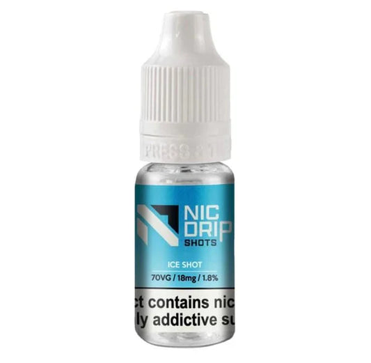 NIC DRIP - 70VG - 18MG - ICE NICOTINE SHOT