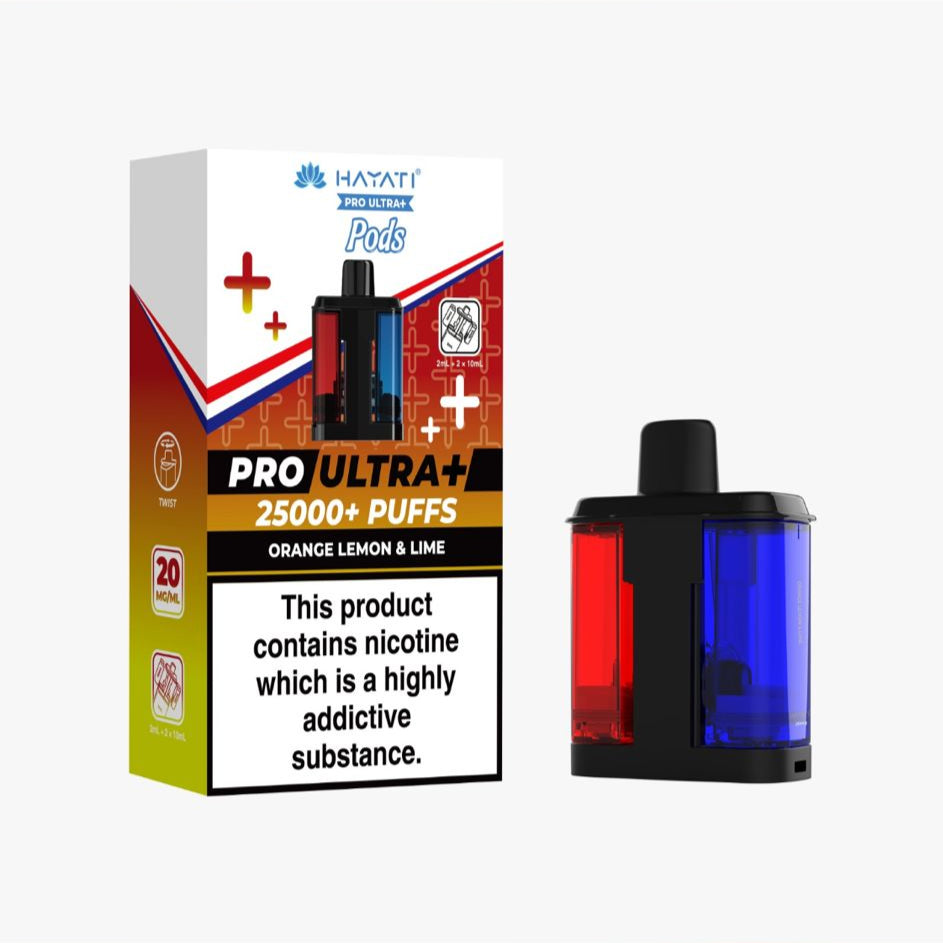 Hayati Pro Ultra Plus 25k Prefilled Pods - Box of 5