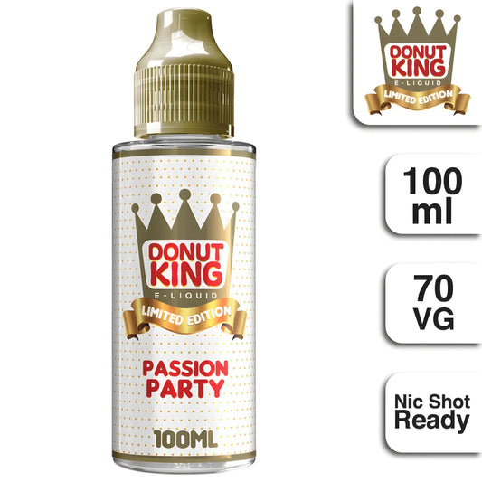 Passion Party 100ML Shortfill E-Liquid by Donut King