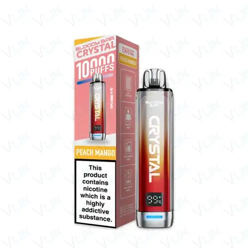 Bloody Bar Crystal 10K Prefilled Pod Kit Bundle - Peach Mango | Wholesale UK