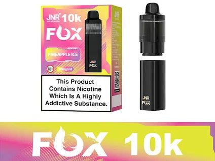 JNR Fox 10K Puffs Prefilled Pod Kit - Box Of 5