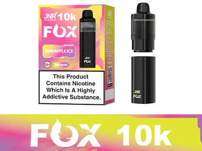 JNR Fox 10K Puffs Prefilled Pod Kit - Box Of 5