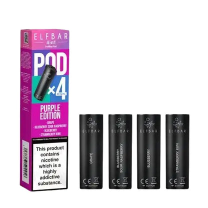 Elf Bar 4-in-1 3200 Prefilled Pods - Box of 10