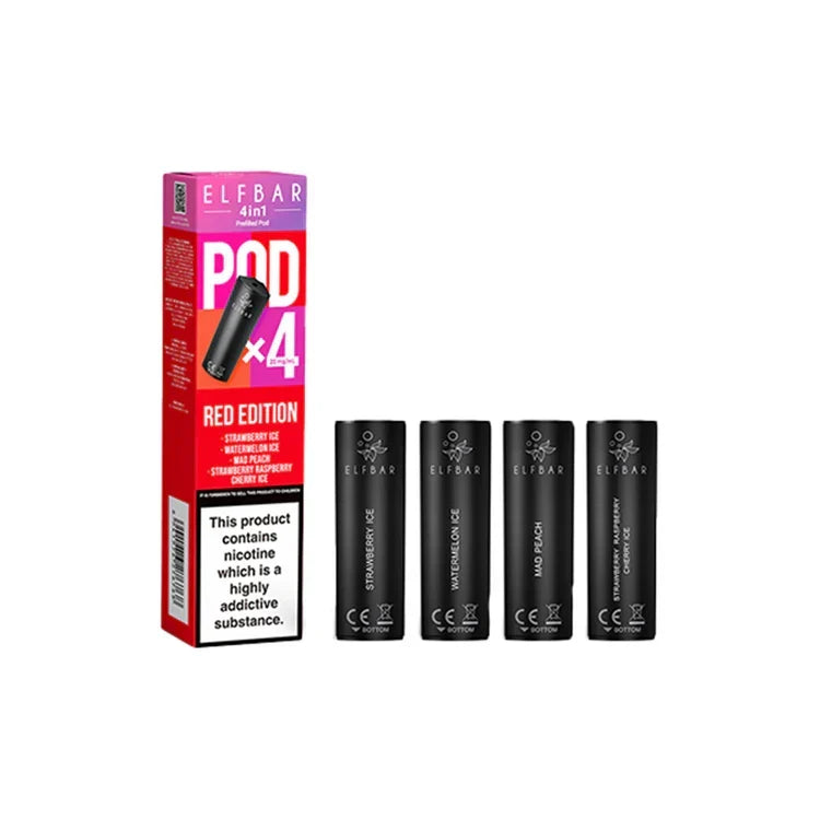 Elf Bar 4-in-1 3200 Prefilled Pods - Box of 10