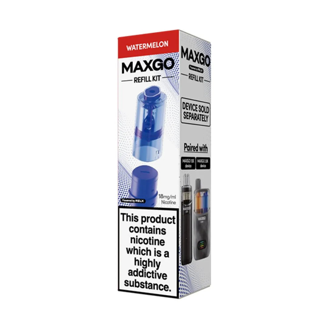 Relx Maxgo 12K/33K Prefilled Pods - Box of 5