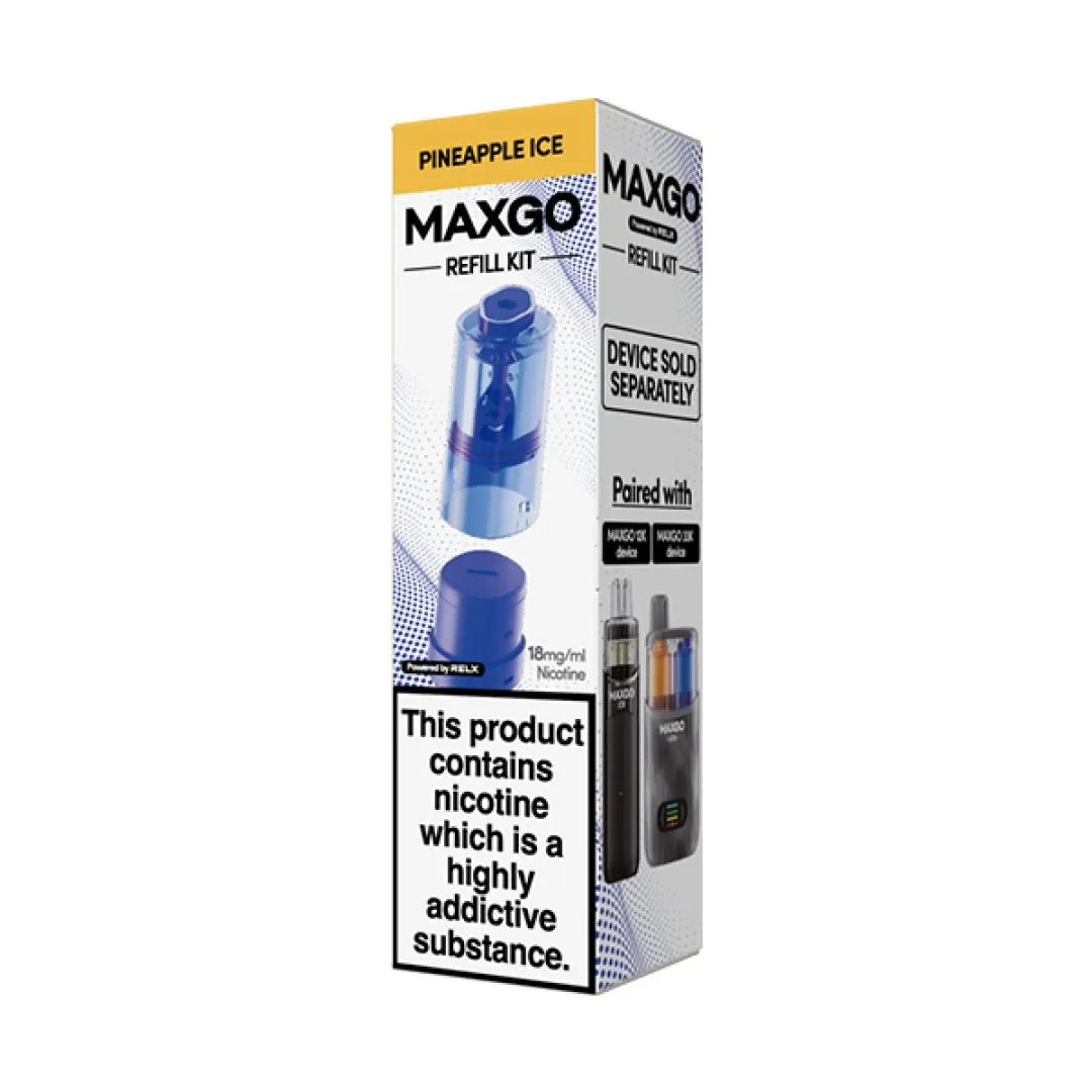 Relx Maxgo 12K/33K Prefilled Pods - Box of 5