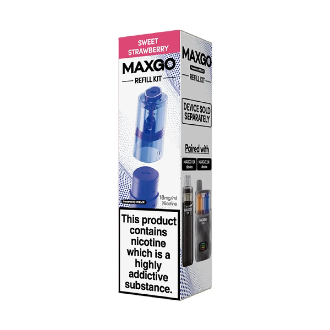Relx Maxgo 12K/33K Prefilled Pods - Box of 5