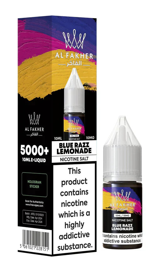 Al Fakher Nic Salt 10ml E-Liquid - Box of 10