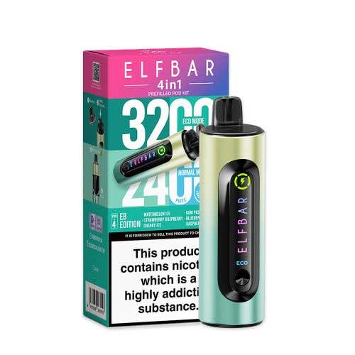 Elf Bar 4-in-1 3200 Prefilled Kit - Box of 5