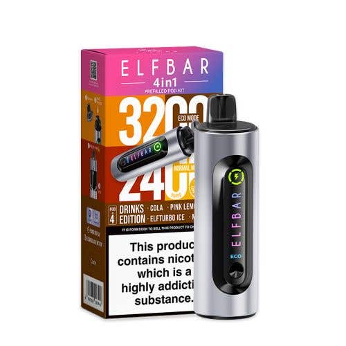 Elf Bar 4-in-1 3200 Prefilled Kit - Box of 5