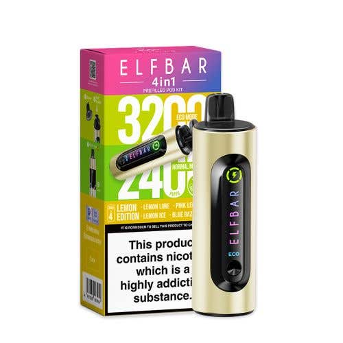 Elf Bar 4-in-1 3200 Prefilled Kit - Box of 5