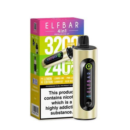 Elf Bar 4-in-1 3200 Prefilled Kit - Box of 5