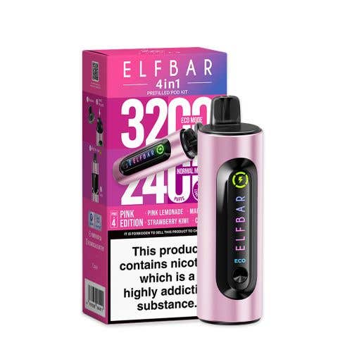 Elf Bar 4-in-1 3200 Prefilled Kit - Box of 5
