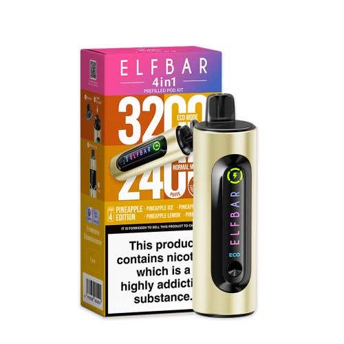Elf Bar 4-in-1 3200 Prefilled Kit - Box of 5