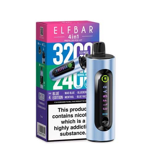 Elf Bar 4-in-1 3200 Prefilled Kit - Box of 5