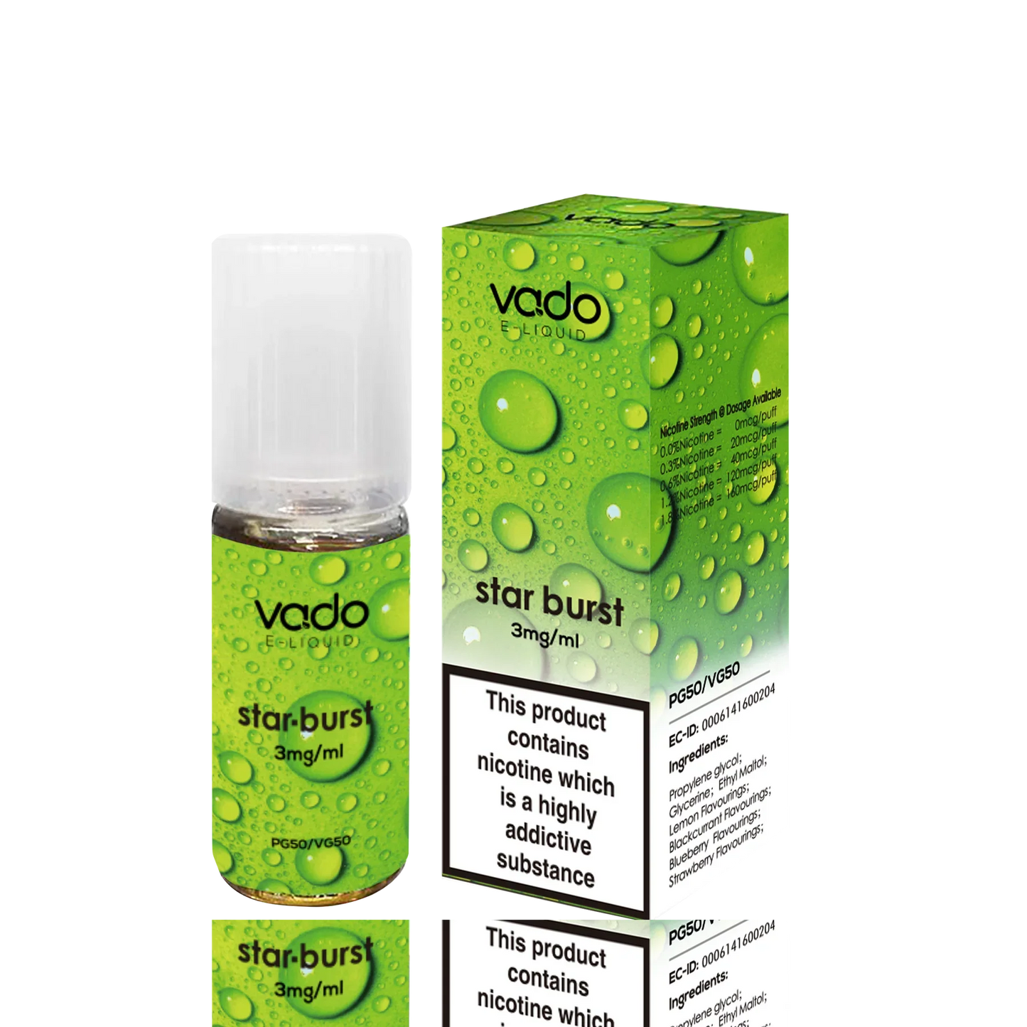 Vado 10ml E-liquids  - Box of 10