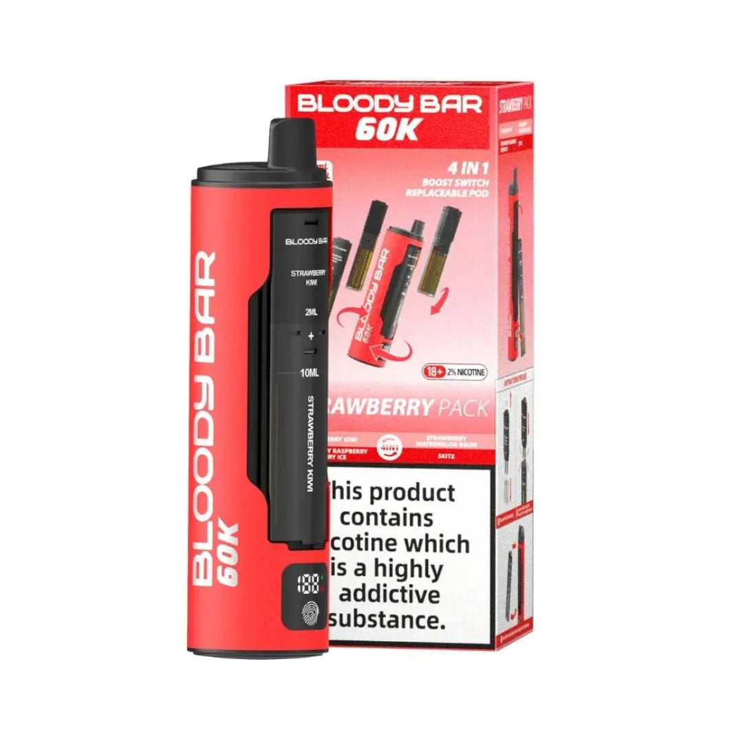 Bloody Bar 60k Prefilled Vape Kit - Box of 5