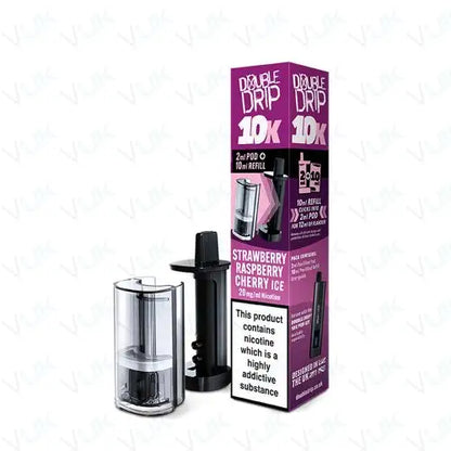 Double Drip 10K Prefilled Pod + Refill Container - Box Of 5
